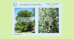 Desktop Screenshot of canopee-enchantee.com